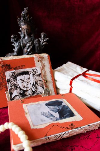 Блокнот в буддистском стиле, скрапбукинг, необычные подарки, на заказ